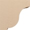 Ekena Millwork 9"W x 18"D x 18"H Classic Van Buren Rough Cedar Woodgrain TimberThane Corbel, Primed Tan CORUR09X18X18VANRCPR - alternate 4